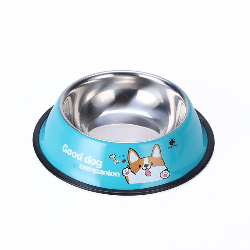 stainless dog bowl