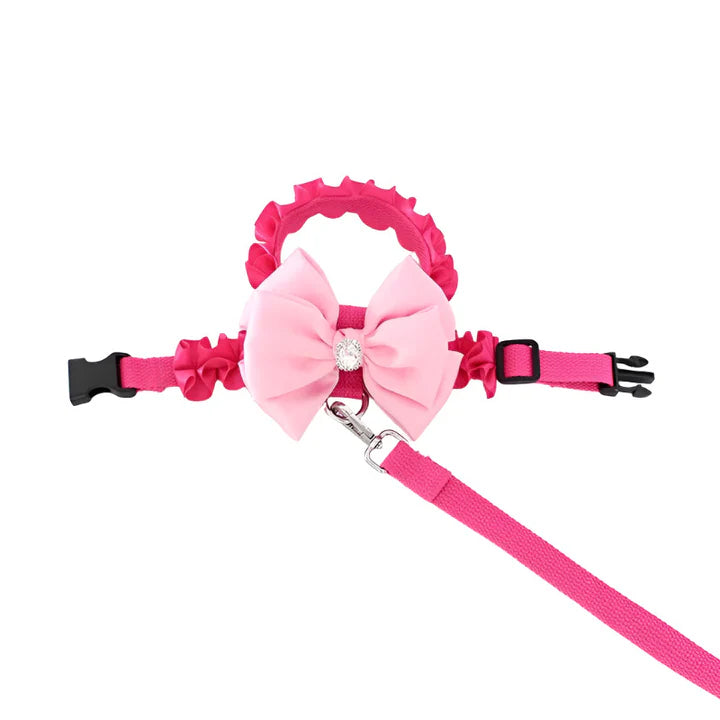 Pink Bow Harness