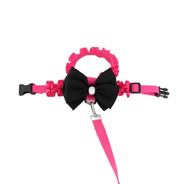 Pink Bow Harness