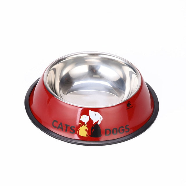 stainless dog bowl
