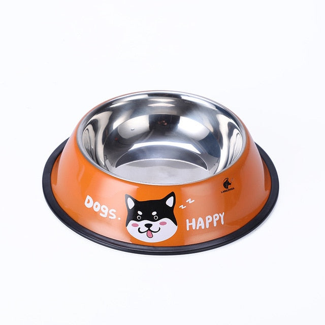 stainless dog bowl